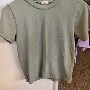 Brandy Melville/John Galt light green t-shirt